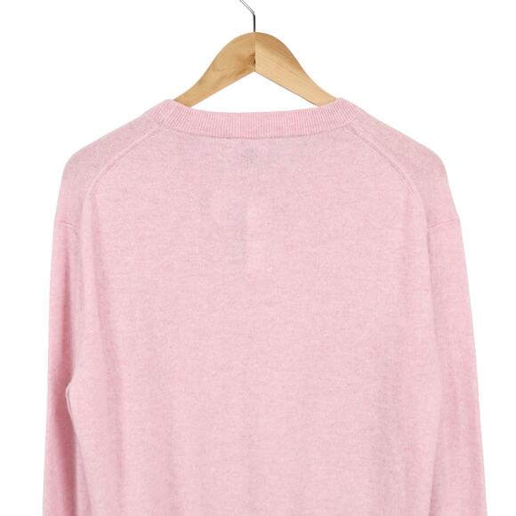 NWT J.Crew Cashmere Oversized Relaxed Fit Crewneck Sweater Pink Size XS - Picture 5 of 8
